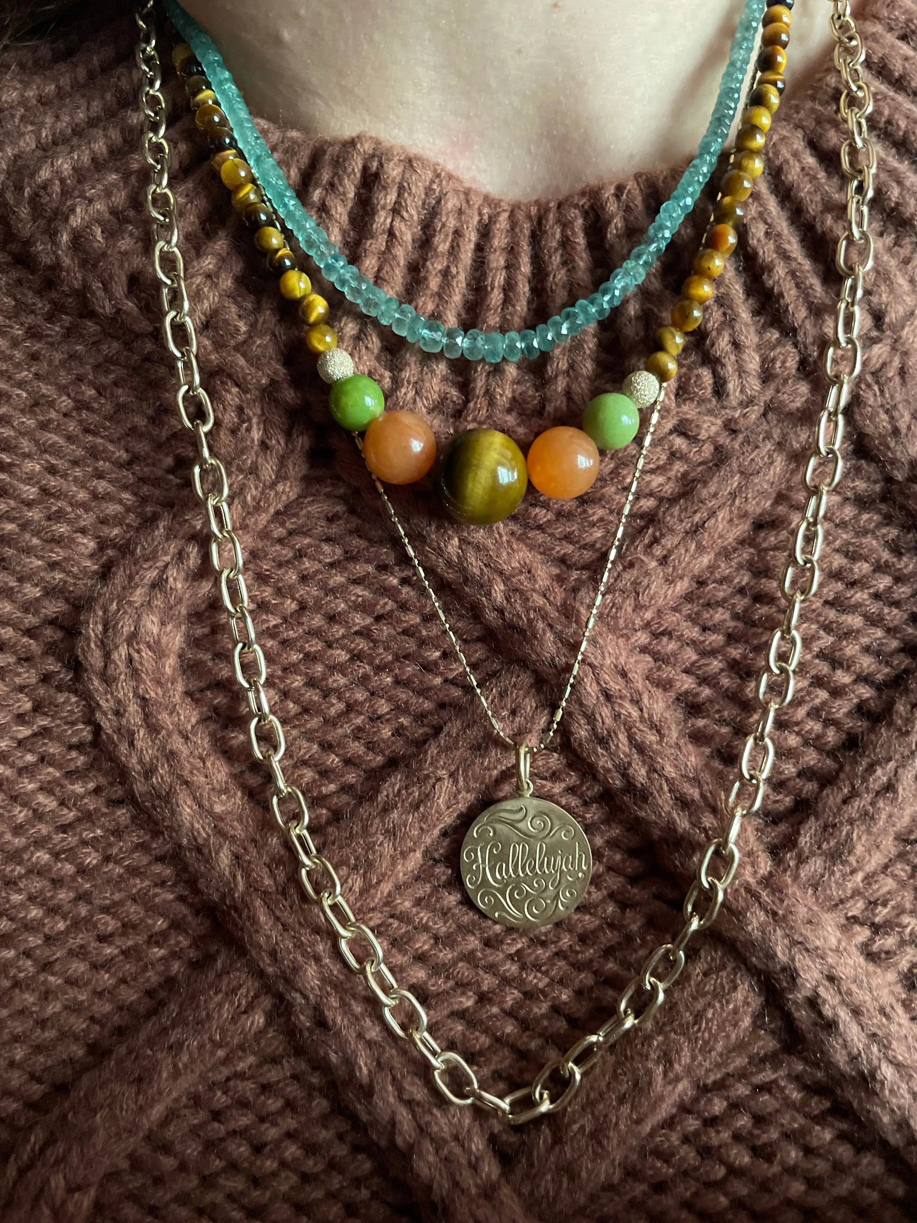 Bubbles Necklace - TigersEye