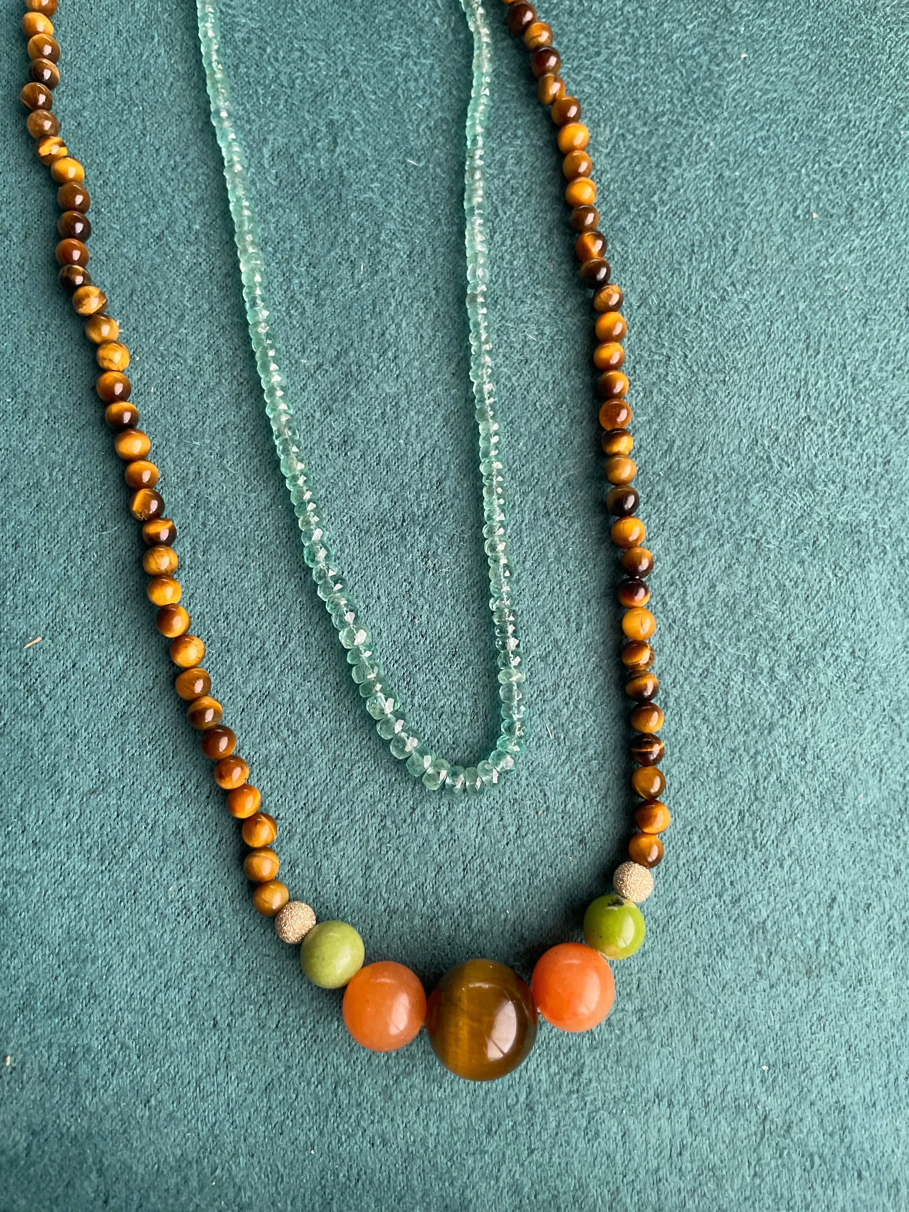 Bubbles Necklace - TigersEye
