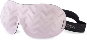 Bucky Ultralight Travel & Sleep Chevron Eye Mask, Peony Pink, One Size