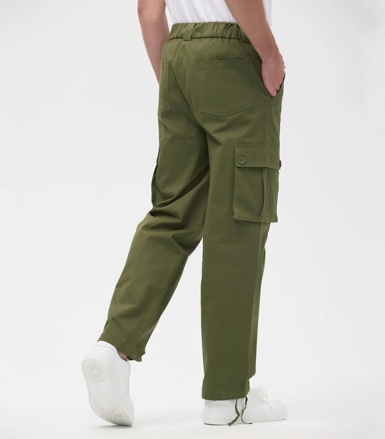 Cargo Pants for Men Baggy and Relaxed Fit Men's Casual Pants with 6 Pockets