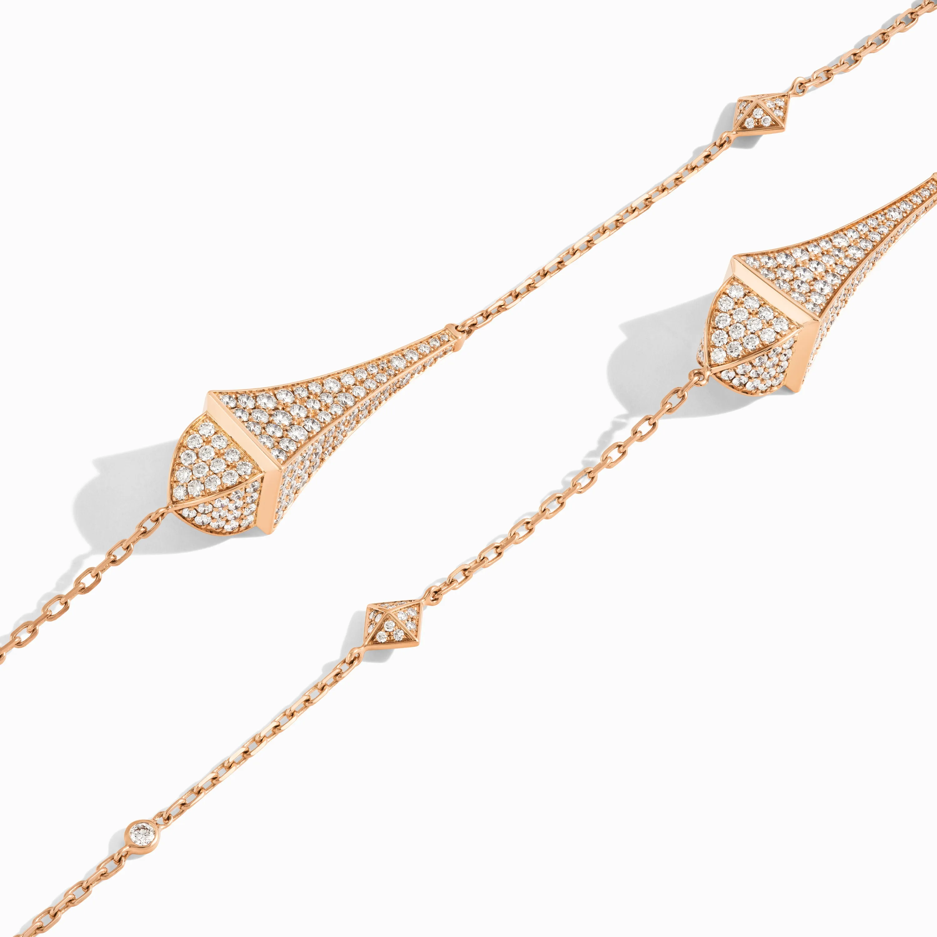 Cleo Long Chain Statement Necklace