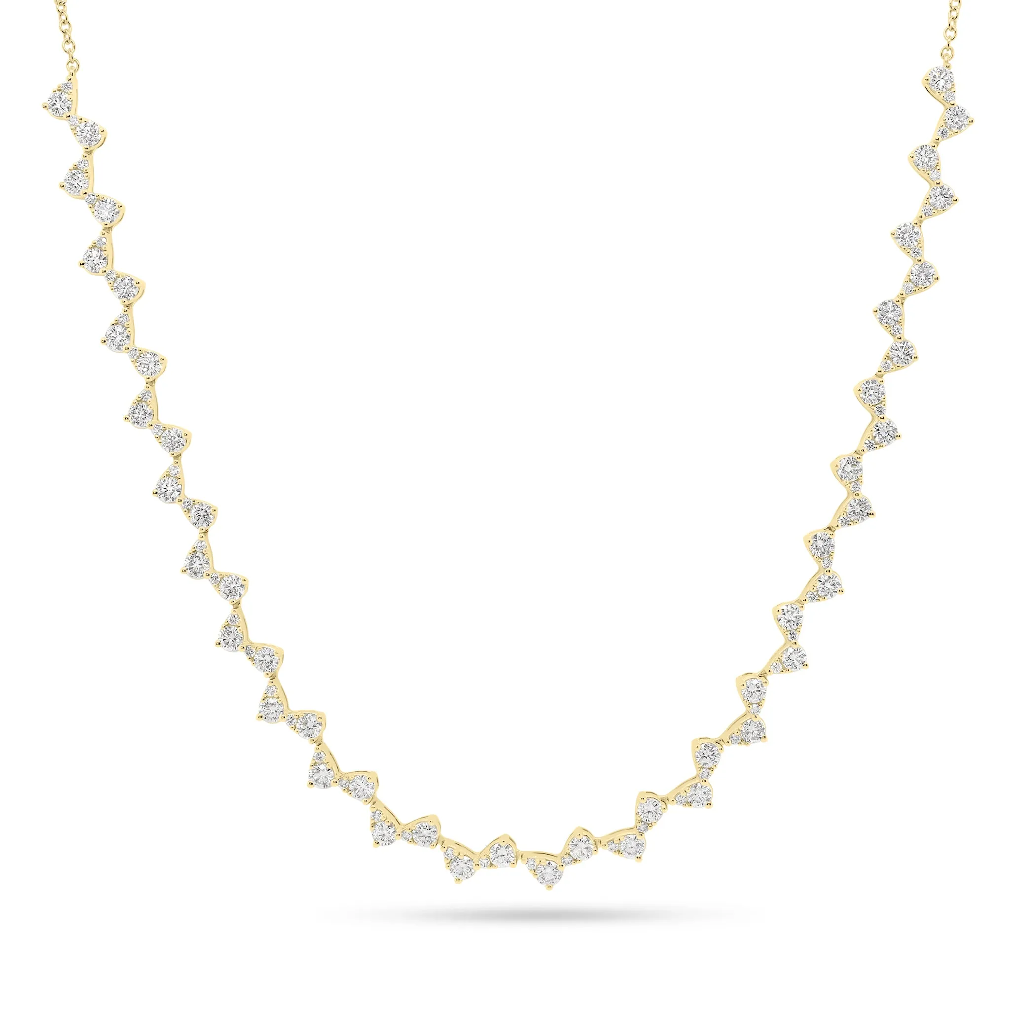 Diamond Zigzag Fashion Necklace