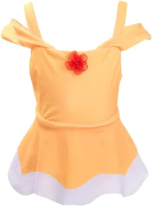 Dressy Daisy Girls Princess One Piece Swimsuit with Skirt Swimwear Swimming Bathing Suit Swim Wear Dress Up