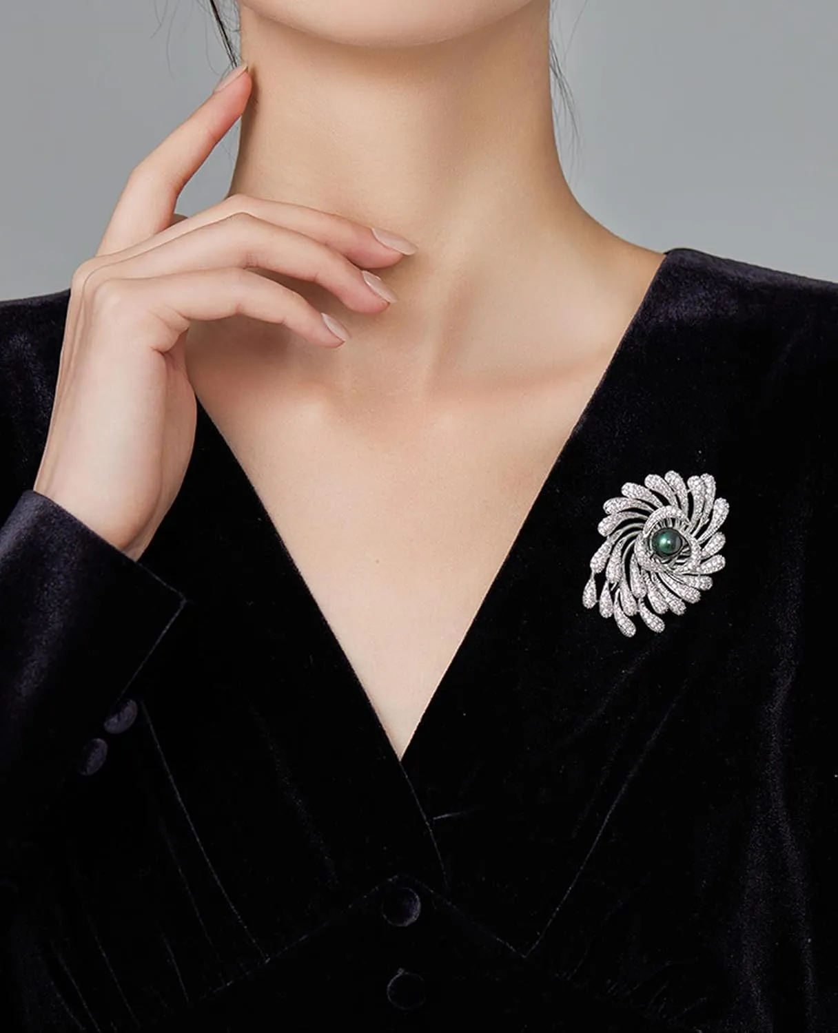 Elegant fireworks Corsage Brooches Jewelry for Women Fashion Pearl Costume Broaches and Pins