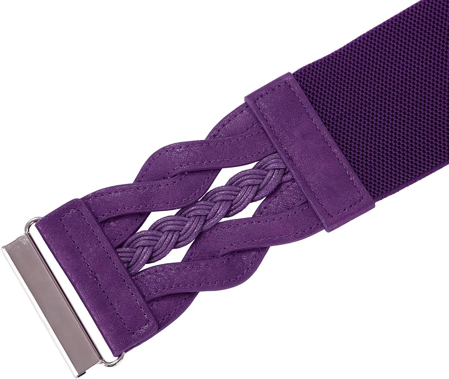 GRACE KARIN Women's Elastic Wide Belts Vintage Stretchy Belt Retro Fashion Cinch Belts for Dresses