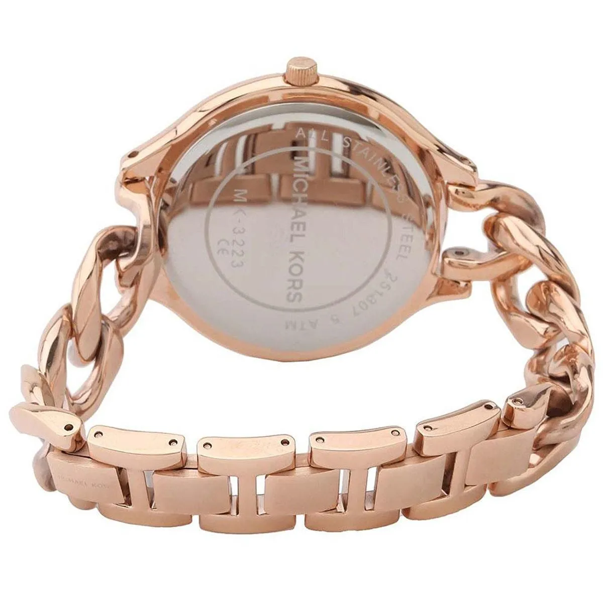 Michael Kors MK3223 Slim Runway Twist Rose Dial Women's Watch