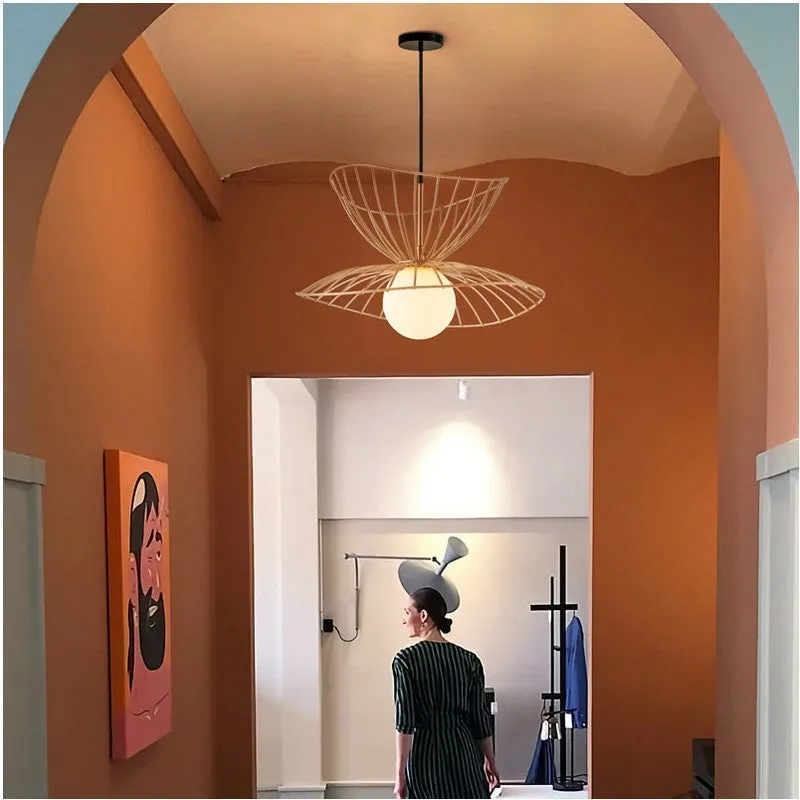 Modern Dining Room Chandelier Designer Iron Pendant Light