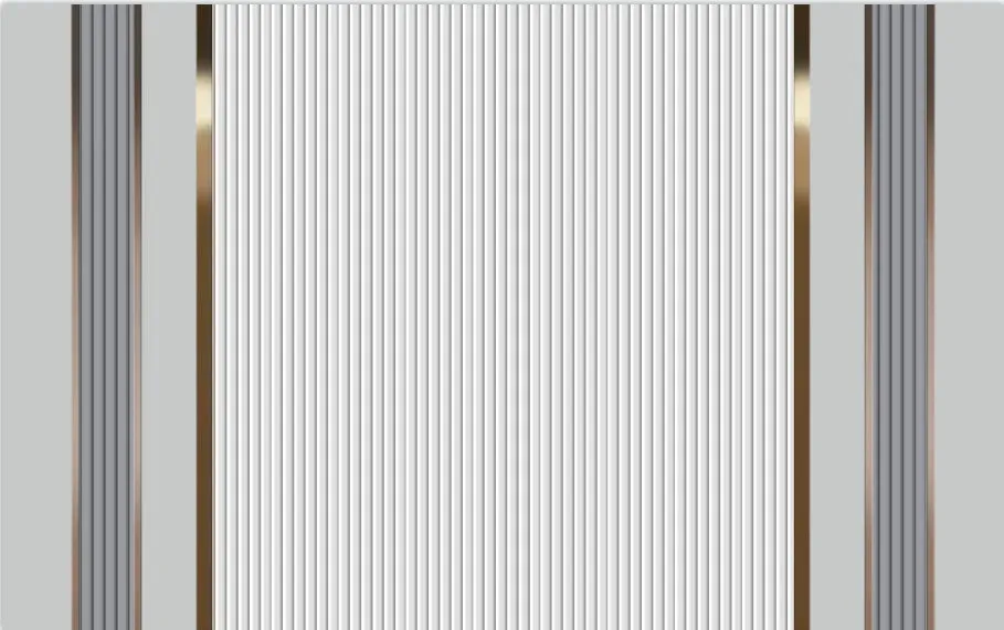 Modern Grille Wood Grain Striped Wallpaper