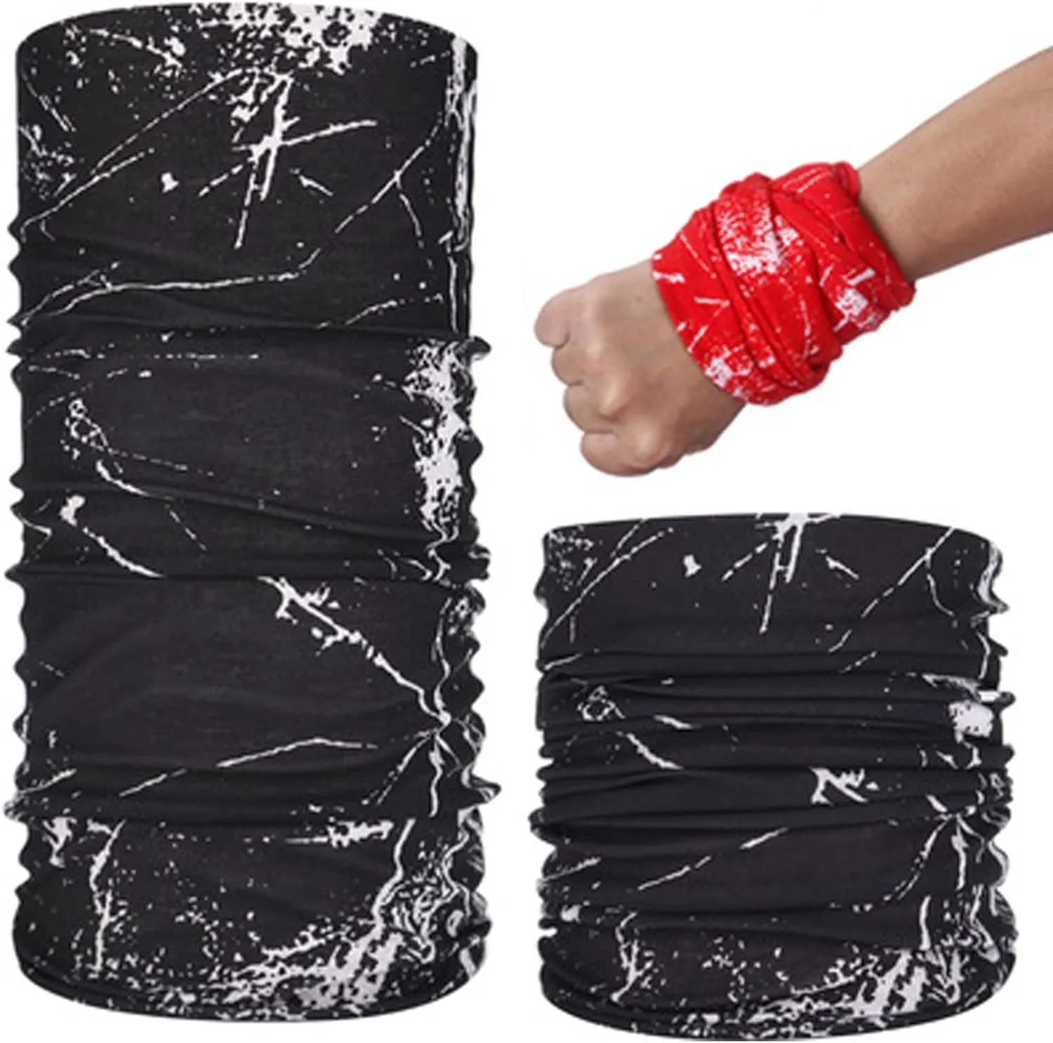 Neck Gaiters Scarf Head Wrap Headwear Balaclava Face Mask Sun Bandanas for Women Men Running,Cycling,Fishing