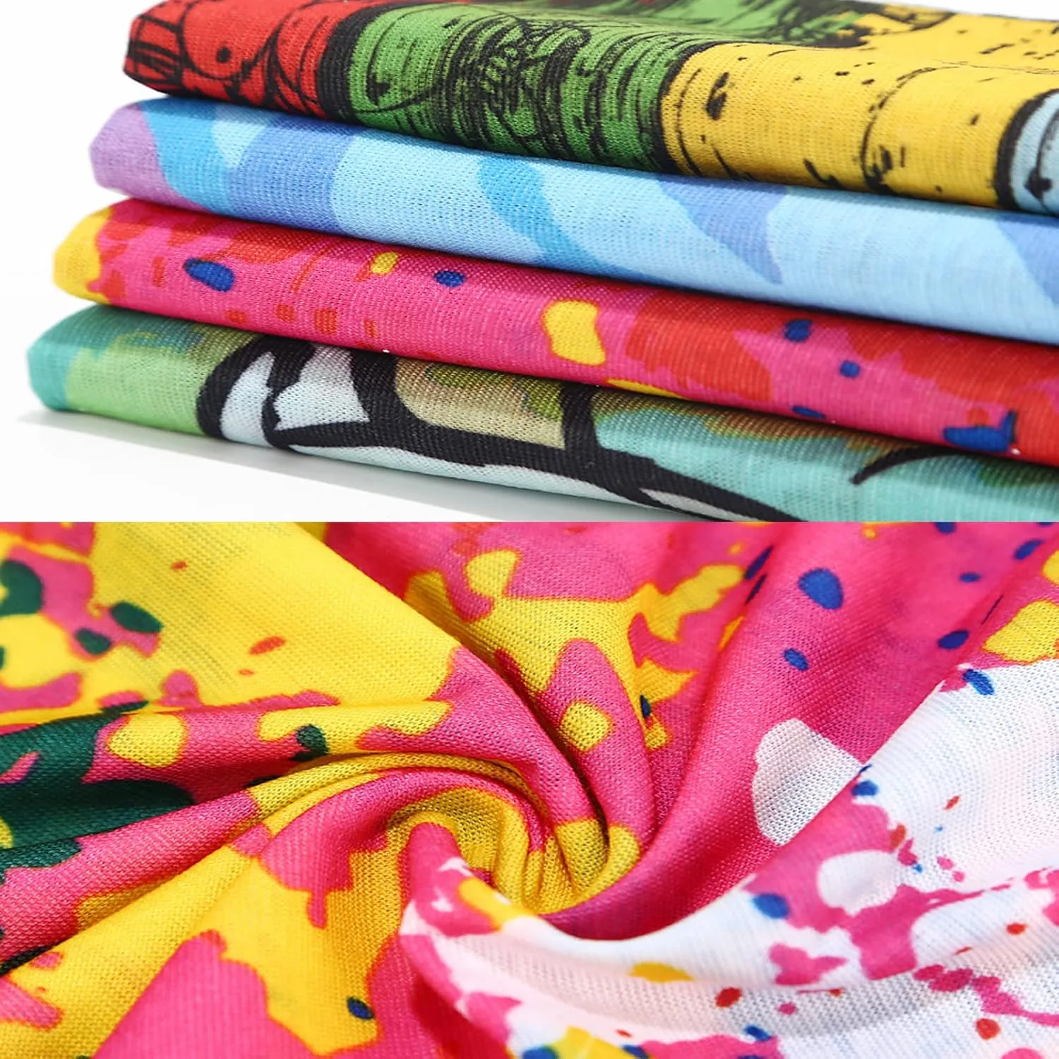 Neck Gaiters Scarf Head Wrap Headwear Balaclava Face Mask Sun Bandanas for Women Men Running,Cycling,Fishing