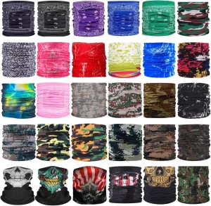 Neck Gaiters Scarf Head Wrap Headwear Balaclava Face Mask Sun Bandanas for Women Men Running,Cycling,Fishing
