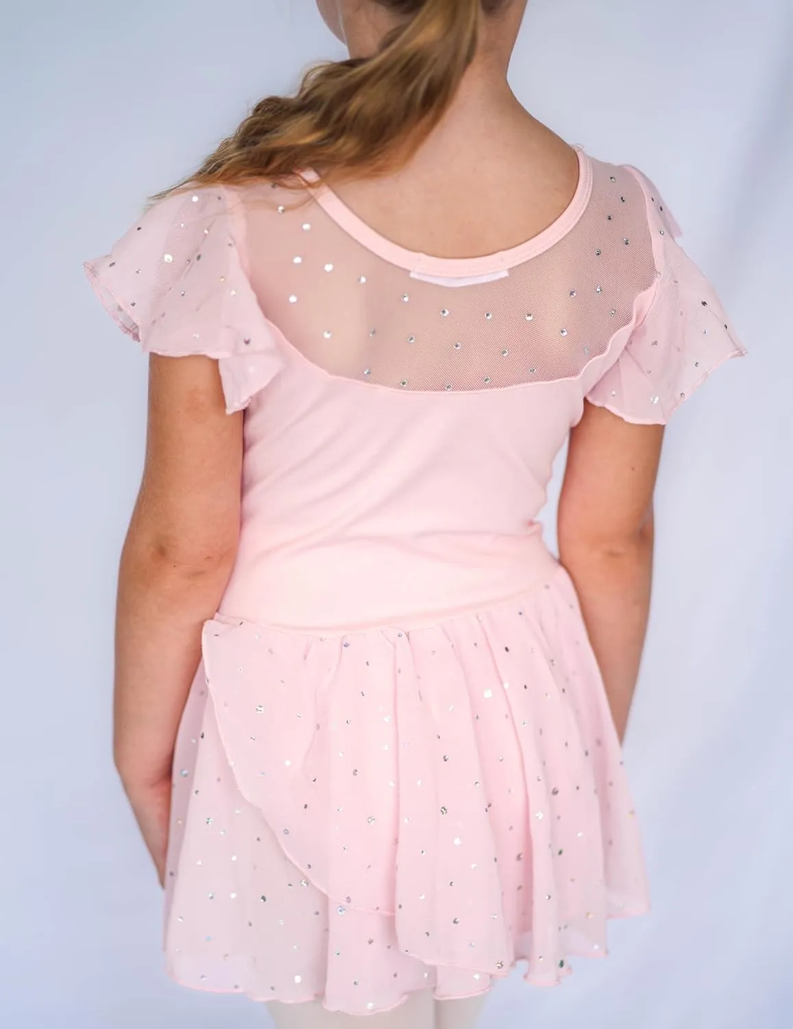 Zaclotre Girls Ballet Leotards Ruffle Sleeve Sparkle Dance Leotard Toddler Ballerina Dress Outfits